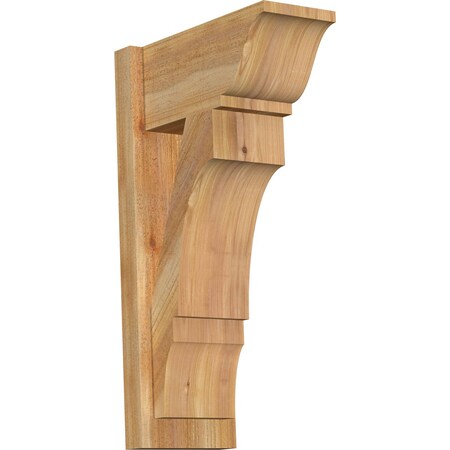 Balboa Traditional Rough Sawn Outlooker, Western Red Cedar, 8W X 16D X 28H